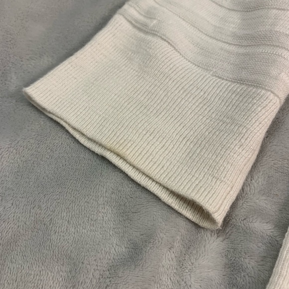 Calvin Klein Jeans White Marbled Knit Sweater L - Picture 14 of 15